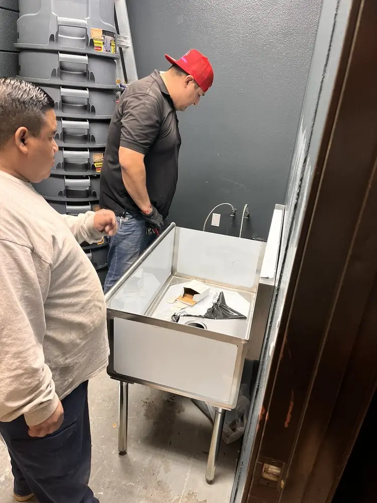 Commercial plumbing and sink installation in Crestline